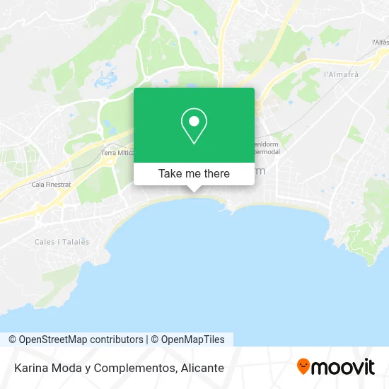 Karina Moda y Complementos map