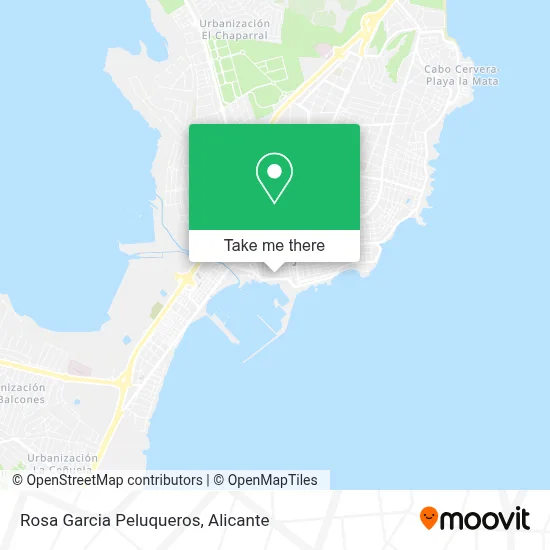 Rosa Garcia Peluqueros map