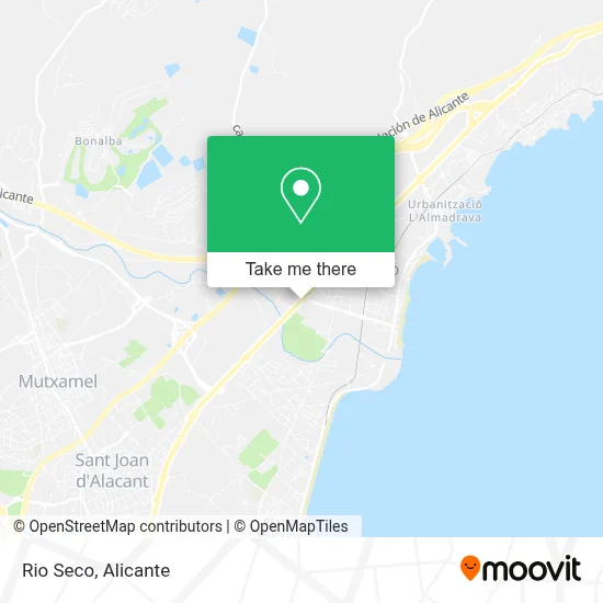 Rio Seco map
