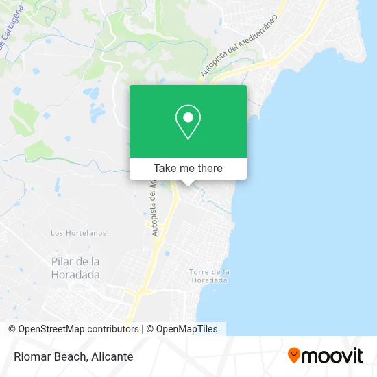 Riomar Beach map