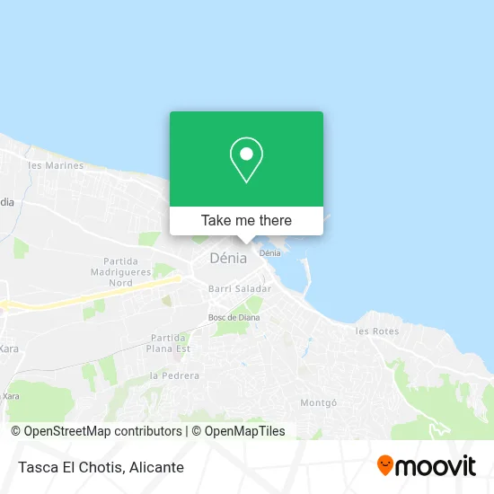 Tasca El Chotis map