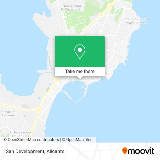 San Development map