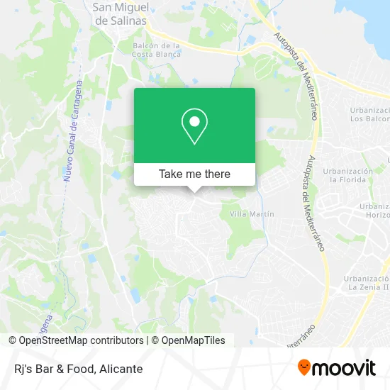 Rj's Bar & Food map