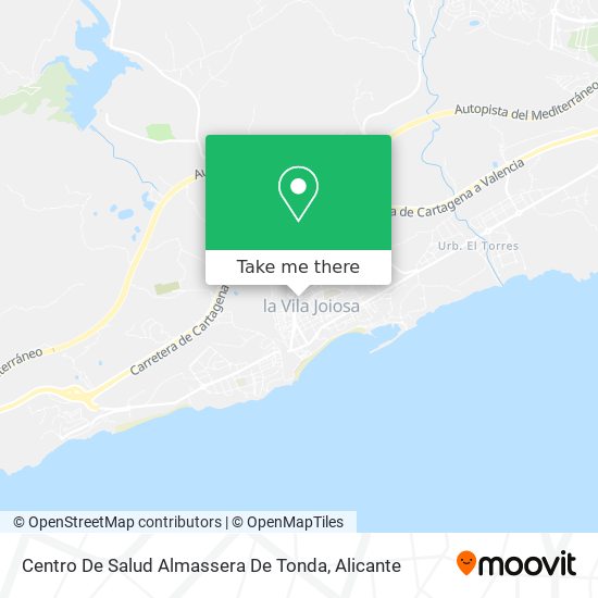 Centro De Salud Almassera De Tonda map