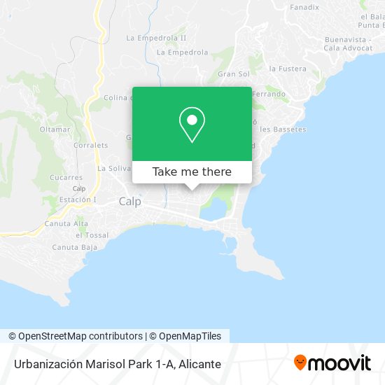 Urbanización Marisol Park 1-A map