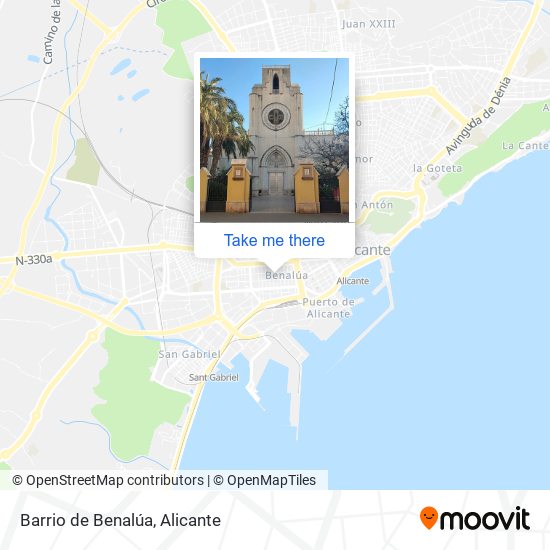 Barrio de Benalúa map