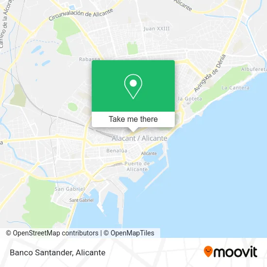 Banco Santander map
