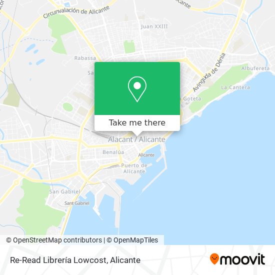 Re-Read Librería Lowcost map