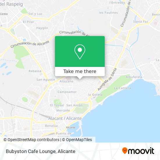 Bubyston Cafe Lounge map