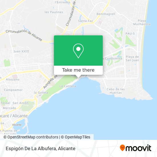 Espigón De La Albufera map