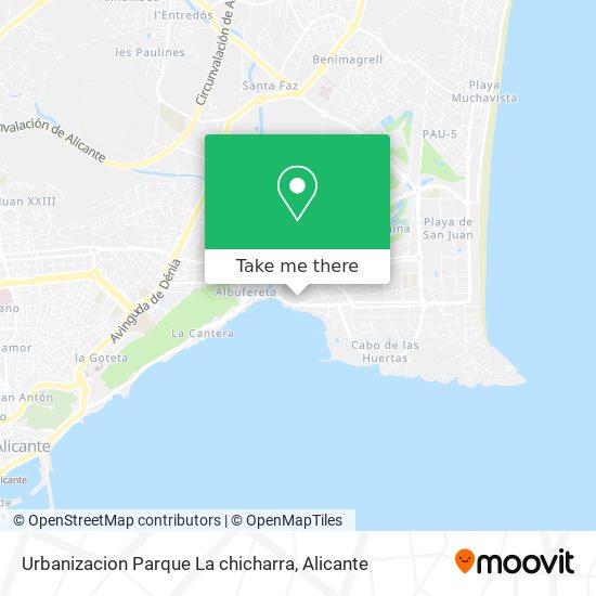 Urbanizacion Parque La chicharra map