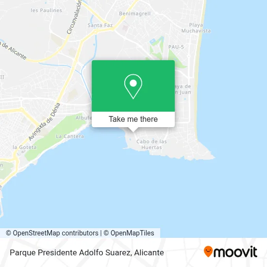 Parque Presidente Adolfo Suarez map