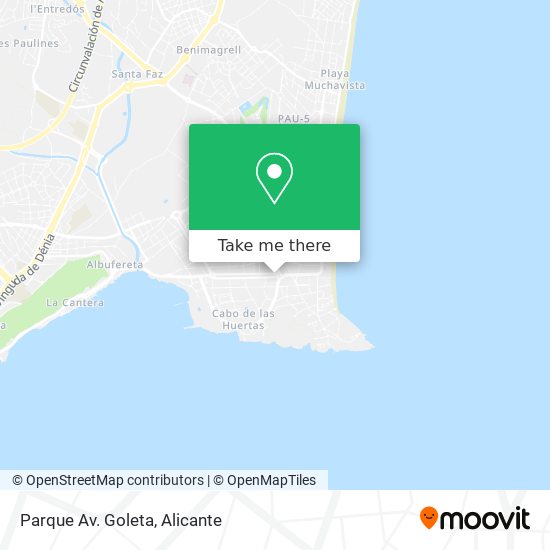 Parque Av. Goleta map