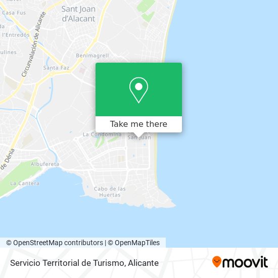 Servicio Territorial de Turismo map