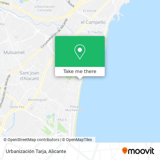 mapa Urbanización Tarja