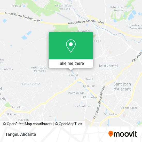 Tángel map