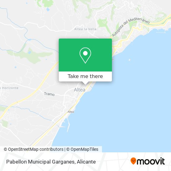 Pabellon Municipal Garganes map