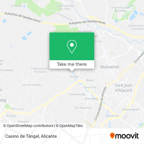 Casino de Tángel map