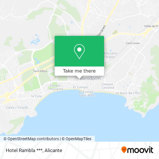 Hotel Rambla *** map