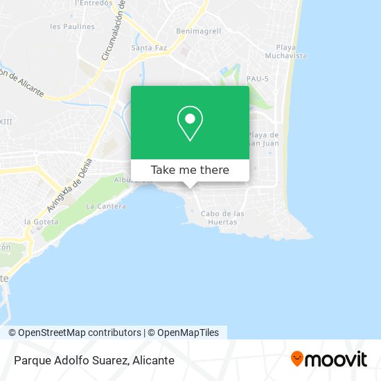 Parque Adolfo Suarez map