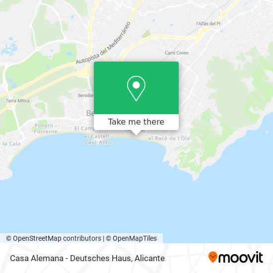 Casa Alemana - Deutsches Haus map