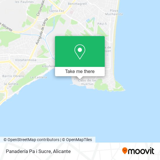 Panadería Pa i Sucre map