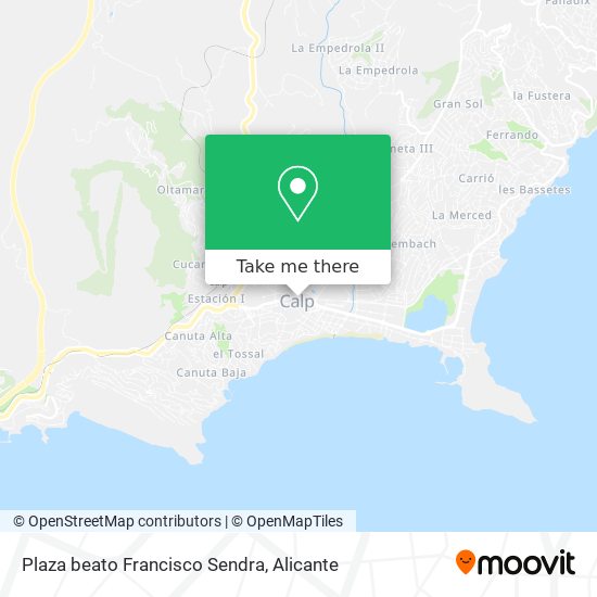 Plaza beato Francisco Sendra map