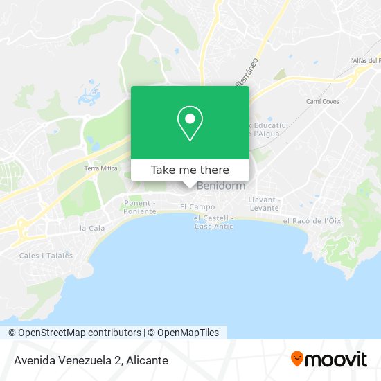 Avenida Venezuela 2 map