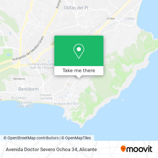 Avenida Doctor Severo Ochoa 34 map