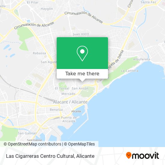 Las Cigarreras Centro Cultural map