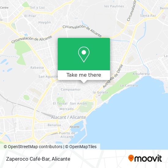 Zaperoco Café-Bar map