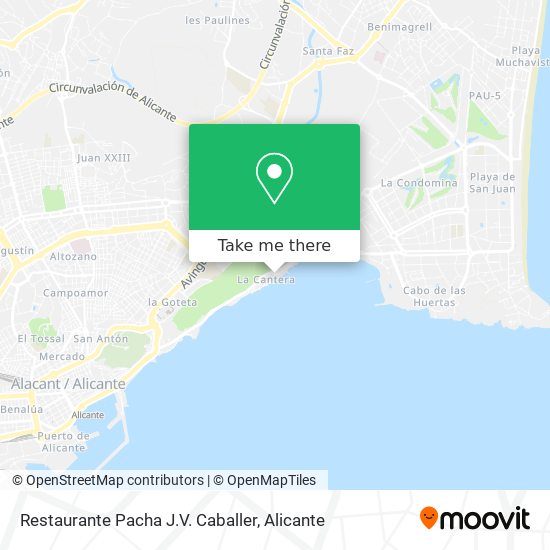 Restaurante Pacha J.V. Caballer map