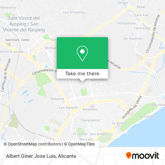 Albert Giner Jose Luis map