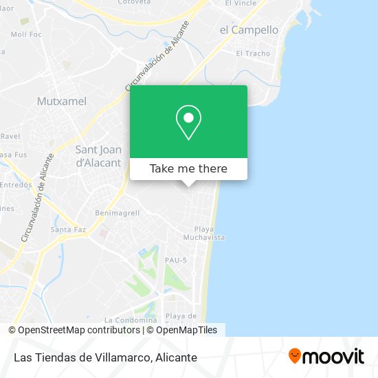 Las Tiendas de Villamarco map