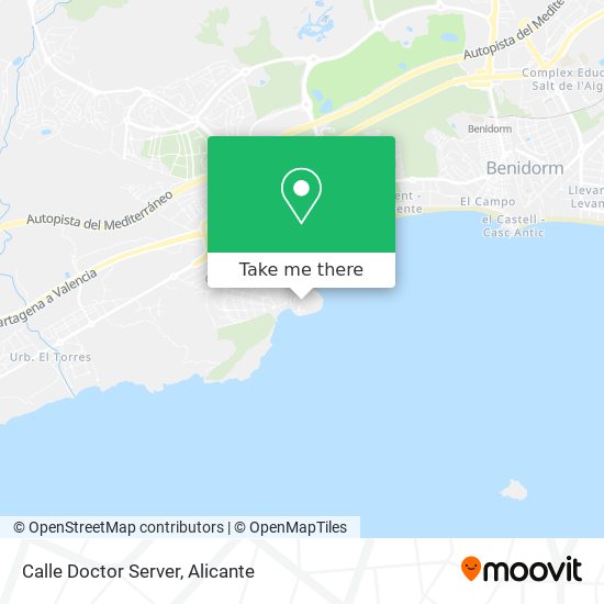 Calle Doctor Server map