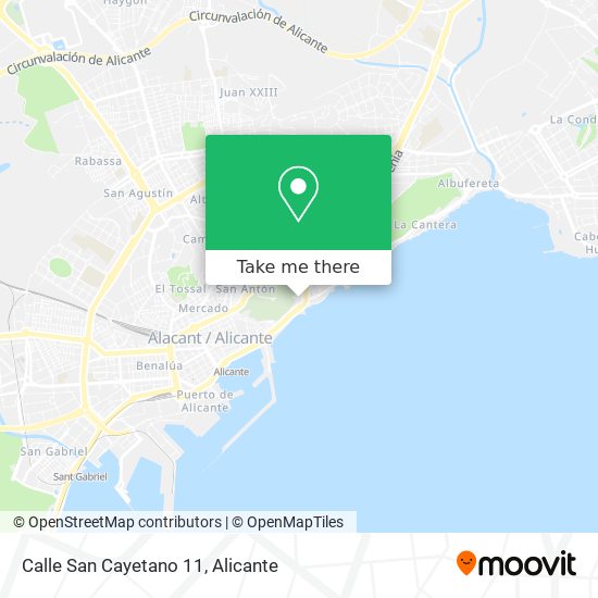 Calle San Cayetano 11 map