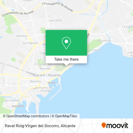Raval Roig-Virgen del Socorro map