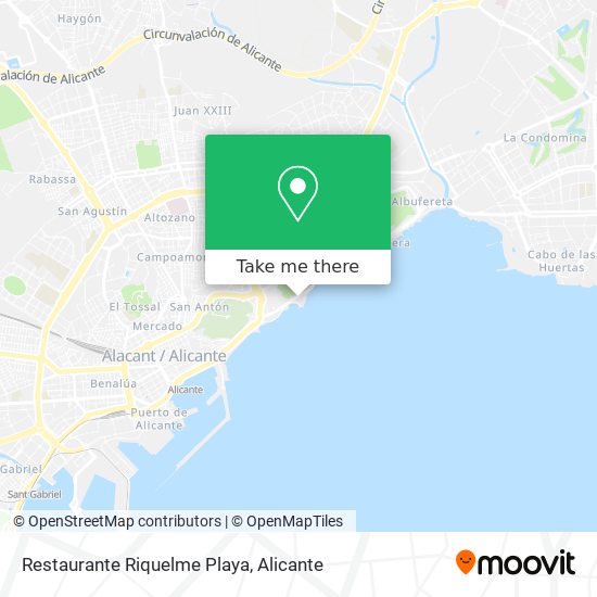 Restaurante Riquelme Playa map