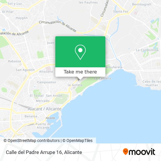 Calle del Padre Arrupe 16 map