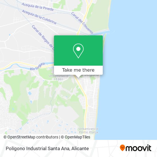 Polígono Industrial Santa Ana map