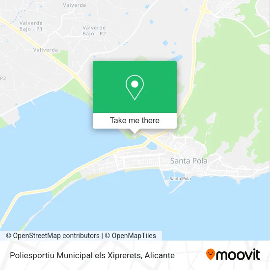 Poliesportiu Municipal els Xiprerets map