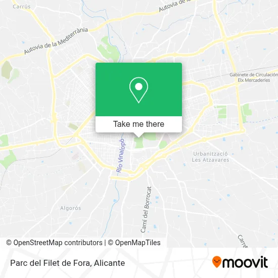 Parc del Filet de Fora map