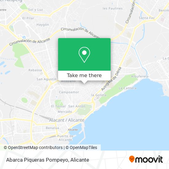 Abarca Piqueras Pompeyo map
