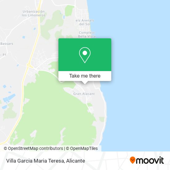 Villa Garcia Maria Teresa map