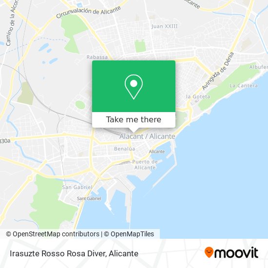 Irasuzte Rosso Rosa Diver map
