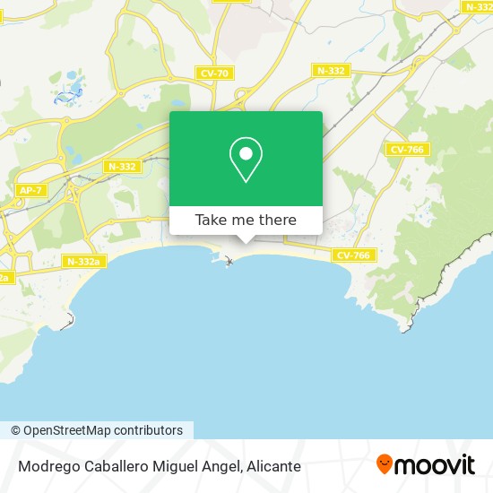 Modrego Caballero Miguel Angel map