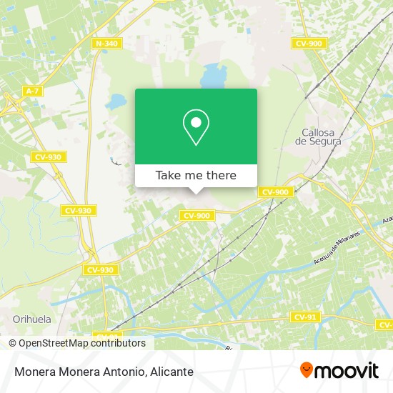 Monera Monera Antonio map