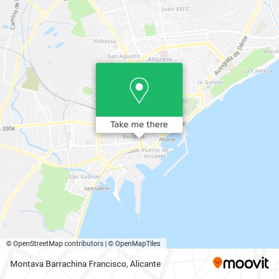 Montava Barrachina Francisco map