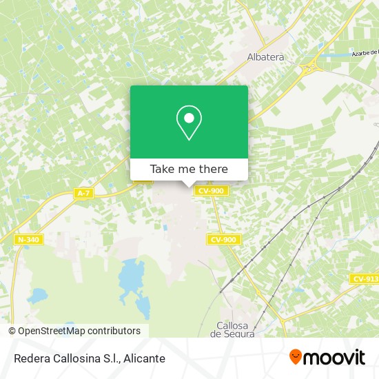 Redera Callosina S.l. map