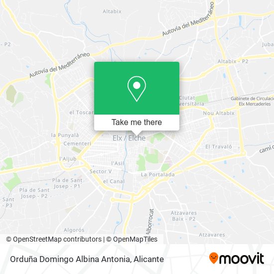 Orduña Domingo Albina Antonia map